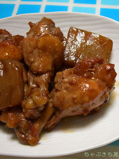 圧力鍋で超簡単♪鶏手羽元のしょうゆ煮-レシピのメイン写真