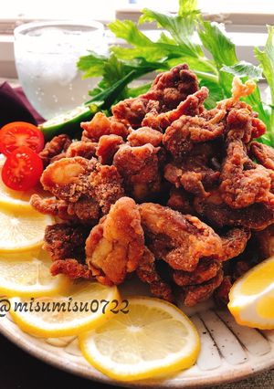 コリコリ！豚軟骨のカレー唐揚げ(動画有)-レシピのメイン写真
