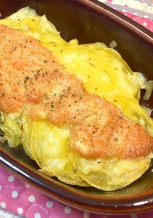 ハッセルバック風 明太ポテト焼き-レシピのメイン写真