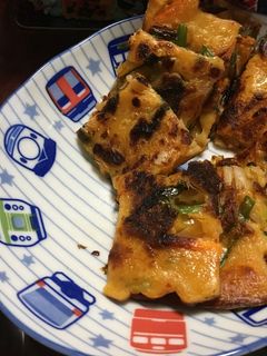 キムチチヂミ-レシピのメイン写真