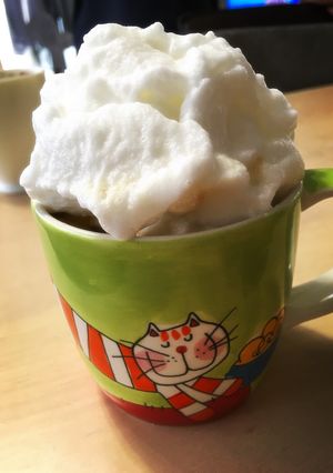 卵白消費☆もこもこカフェラテ-レシピのメイン写真