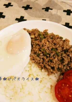 ガパオライス風★ナンプラー無し♪-レシピのメイン写真