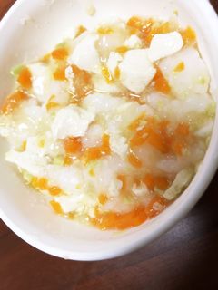 豆腐と野菜のうま煮 離乳食 中期〜後期-レシピのメイン写真