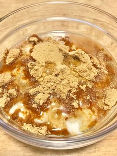 整腸効果!ハチミツきな粉ヨーグルト-レシピのメイン写真