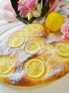 ★HMで作るレモンヨーグルトケーキ♪-レシピのメイン写真