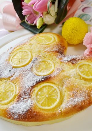 ★HMで作るレモンヨーグルトケーキ♪-レシピのメイン写真