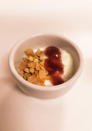 ❁ラズベリーとグラノーラのヨーグルト❁-レシピのメイン写真