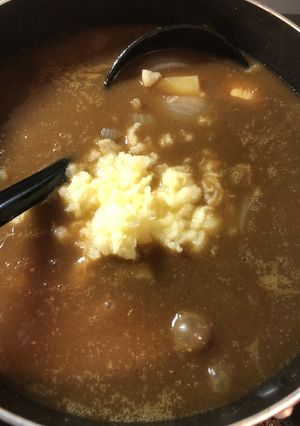 簡単我が家のカレーのトロミつけ-レシピのメイン写真