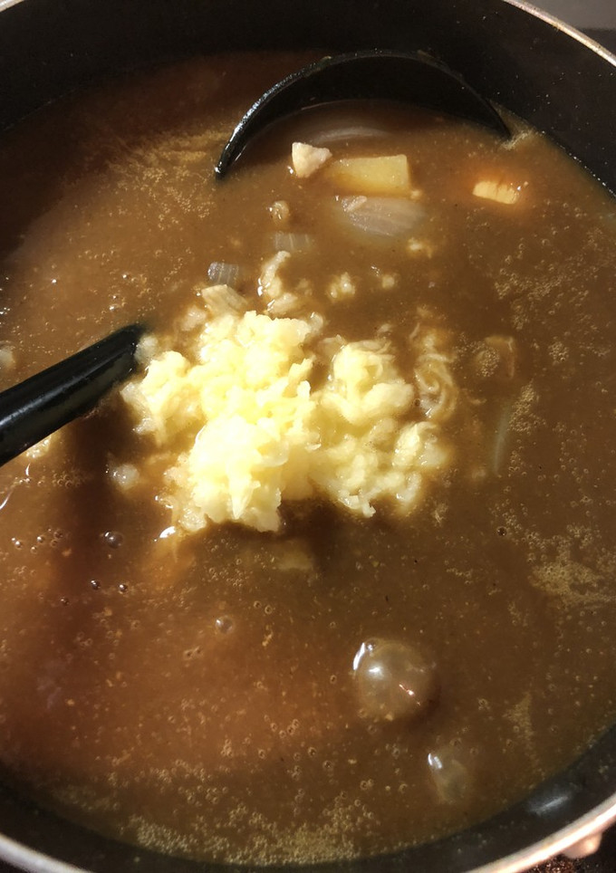 簡単我が家のカレーのトロミつけ-レシピのメイン写真