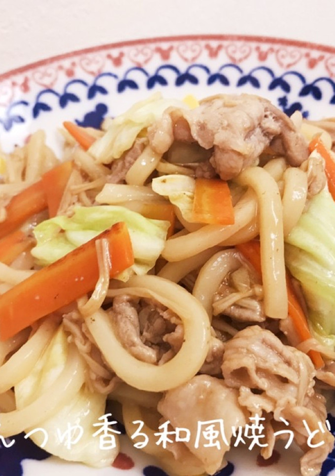 めんつゆ香る和風焼うどん☆-レシピのメイン写真