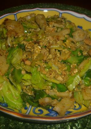 青汁野菜炒め-レシピのメイン写真