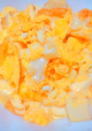 【ヘルシー】豆腐と卵の塩炒め-レシピのメイン写真