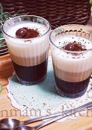 グラデーションが♥️３層のコーヒーゼリー-レシピのメイン写真
