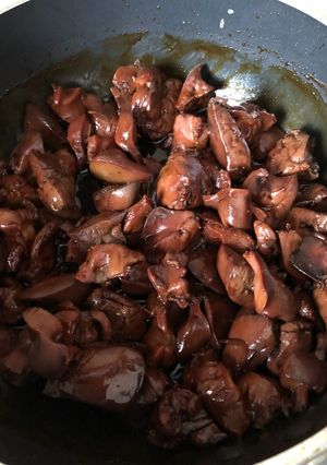鶏レバーと砂肝の甘辛煮-レシピのメイン写真