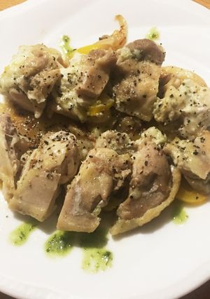 鶏モモ肉のバジルチーズinソテー♪-レシピのメイン写真