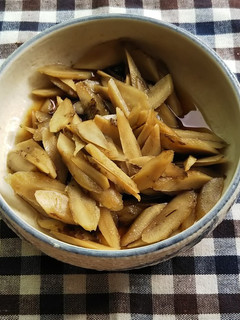 笹がきしない笹がきもどきのごぼうの煮物-レシピのメイン写真