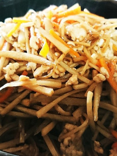 やみつき!鶏そぼろと牛蒡のきんぴら-レシピのメイン写真