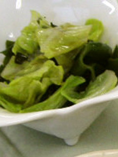 キャベツの辛し和え(腎臓病食)-レシピのメイン写真