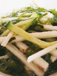めかぶと長芋ときゅうりのサッパリ酢の物-レシピのメイン写真