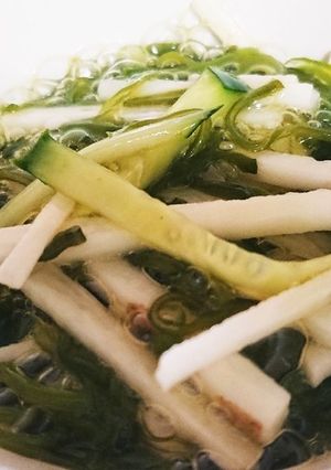 めかぶと長芋ときゅうりのサッパリ酢の物-レシピのメイン写真