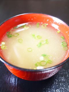 さば缶(水煮)の汁で!つみれ汁風お吸い物-レシピのメイン写真