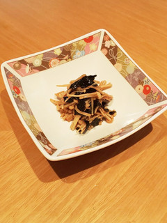 お酒のおつまみに10分でできる海苔なめ茸-レシピのメイン写真