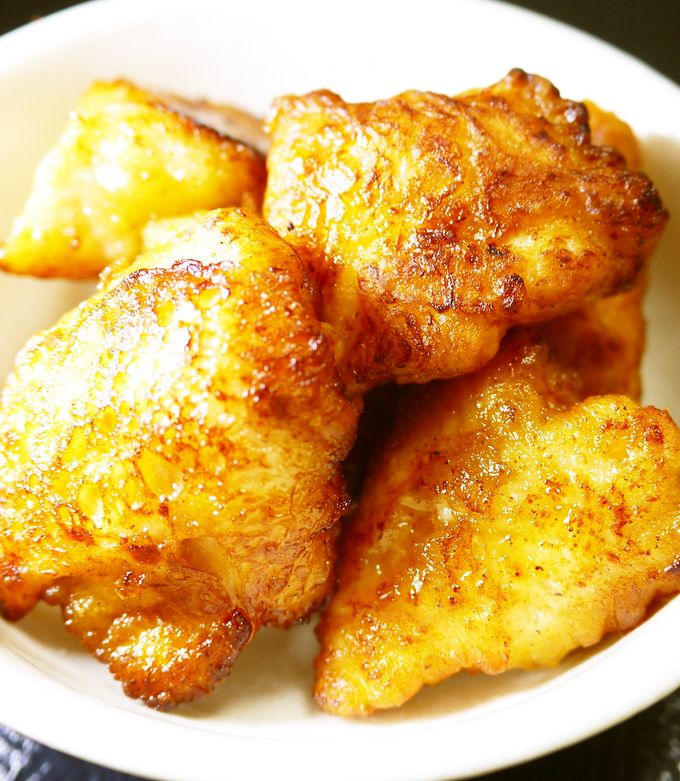 焼肉だれ＆柚子胡椒！柔らか鶏むね肉唐揚げ by ほっこり～の
