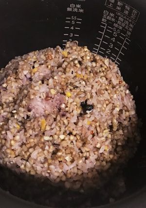 簡単、蕎麦の実と白米、雑穀米を炊飯器で！-レシピのメイン写真
