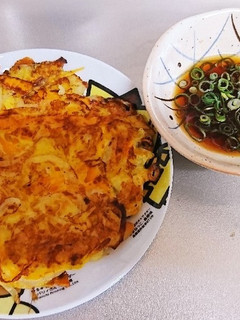 ニンジン玉ねぎのチヂミ風おやき-レシピのメイン写真
