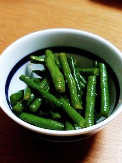 十六ささげの生姜醤油和え-レシピのメイン写真