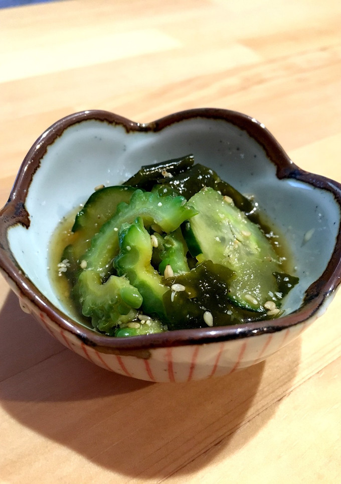 ゴーヤときゅうりの酢の物-レシピのメイン写真