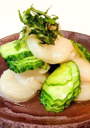 生ホタテの白ダシ和え-レシピのメイン写真