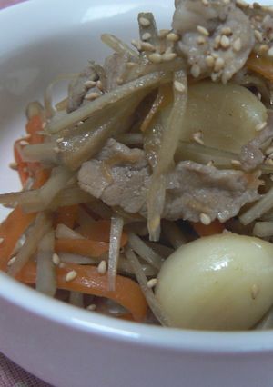 にんにく☆きんぴらごぼう-レシピのメイン写真