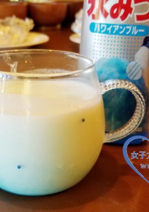かき氷シロップ消費☆簡単ラッシー-レシピのメイン写真