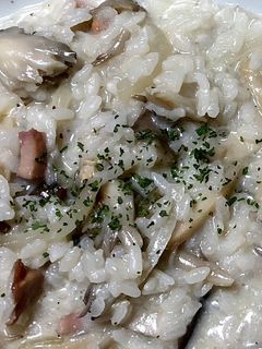 簡単!きのこの豆乳リゾット-レシピのメイン写真