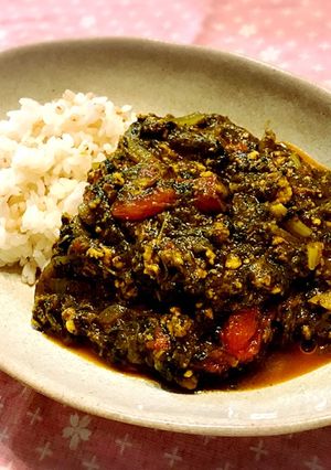 ルーなし！トマトとほうれん草のカレー-レシピのメイン写真