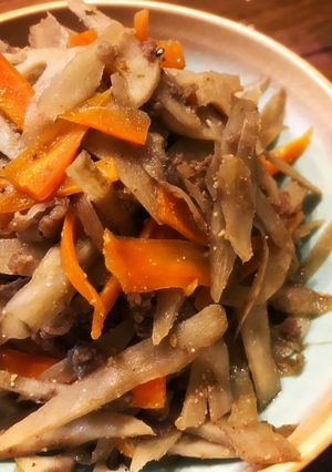 牛肉入りきんぴら-レシピのメイン写真