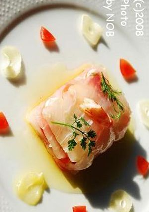 鯛のカルパッチョ　ミルフィーユ仕立て-レシピのメイン写真