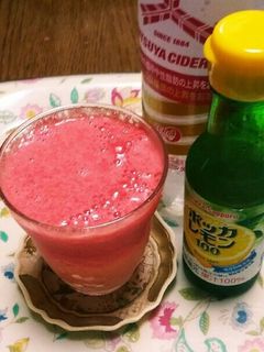 スイカのソーダシェイク(^q^)-レシピのメイン写真