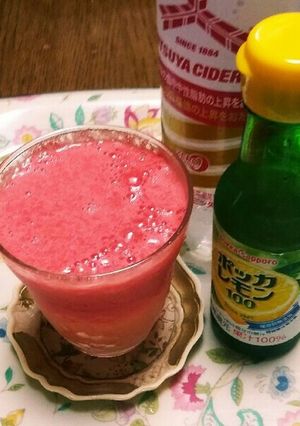 スイカのソーダシェイク(^q^)-レシピのメイン写真