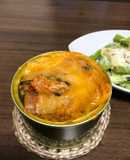 簡単☆即席おつまみ！サヴァ缶キムチーズ