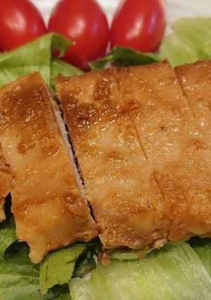 厚切り豚ロース肉の甘酒味噌漬け焼き-レシピのメイン写真
