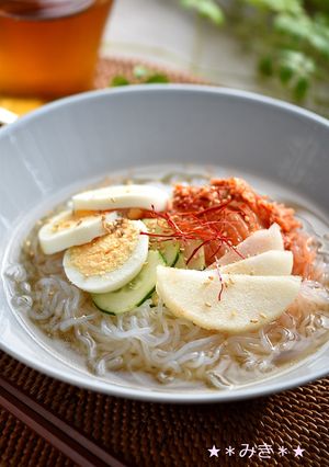 糸こんにゃくの冷麺風★-レシピのメイン写真