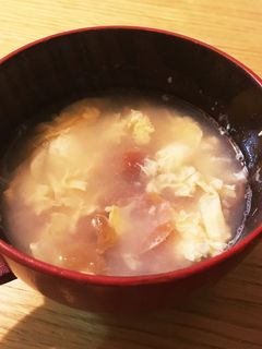 妊娠中や風邪ひきさんに。さっぱり梅スープ-レシピのメイン写真