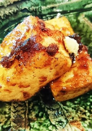 宗田節をからめた甘辛豆腐ステーキ-レシピのメイン写真