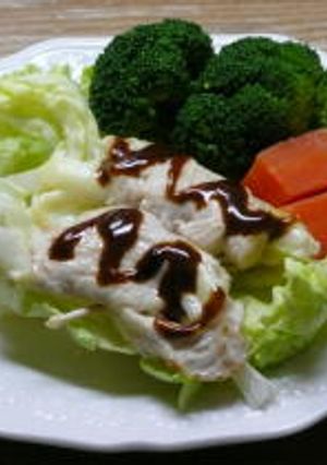 鶏胸肉のネギチーズ巻き-レシピのメイン写真