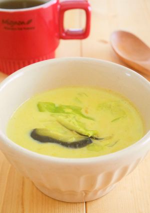 とろーりなすの豆乳チーズカレースープ-レシピのメイン写真