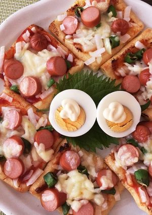 油揚げピザ-レシピのメイン写真