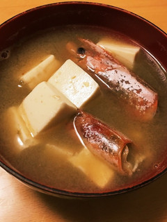 簡単!海老入り味噌汁-レシピのメイン写真