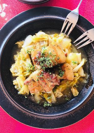 20分☆豚バラブロックのビール煮!-レシピのメイン写真